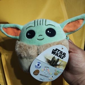 Baby Yoda Squishmallow Pillow 5 Inch